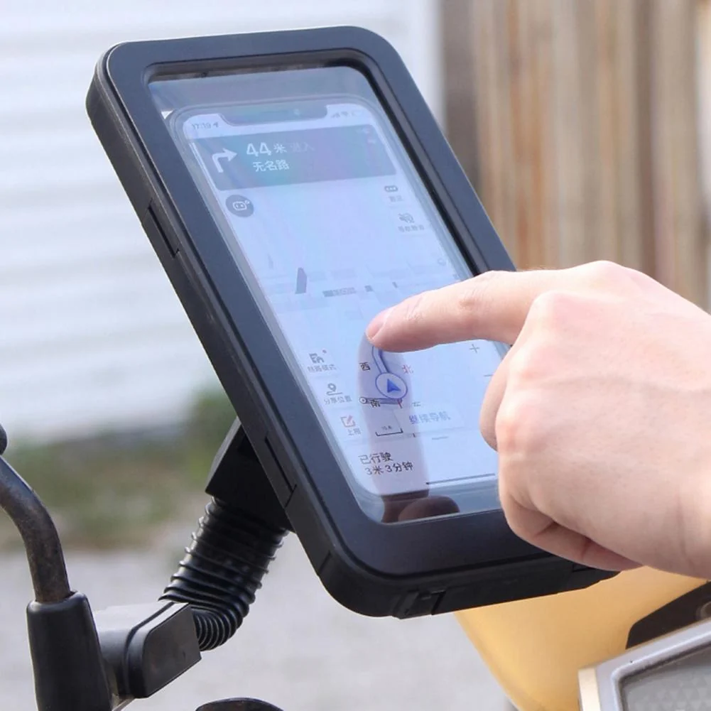 Premium Bike Mobile Phone Holder, Rain cover, Support Universal 360° free rotation - Image 7