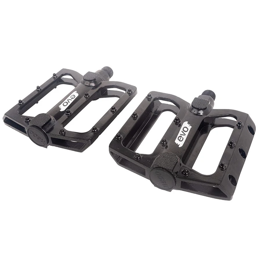 EVO, Freefall Alloy, Platform pedals, Body: Aluminum, Spindle: Steel, 9/16" Black - Image 4