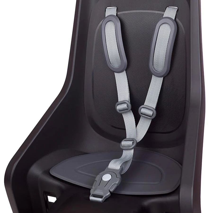 Polisport, Bubbly Maxi + FF, Baby Seat, On frame, Black/Dark Grey, Black- Children up to 22kg - Image 6