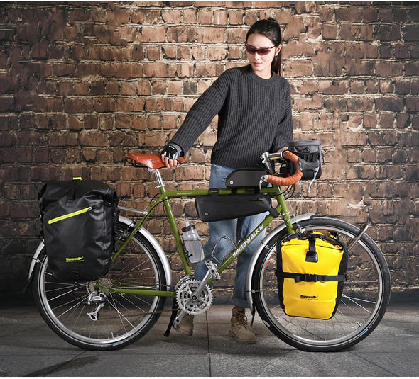 Rhinowalk 27L Pannier Bike Bag Waterproof Bicycle Pannier Bag -RK19662BN - Image 18