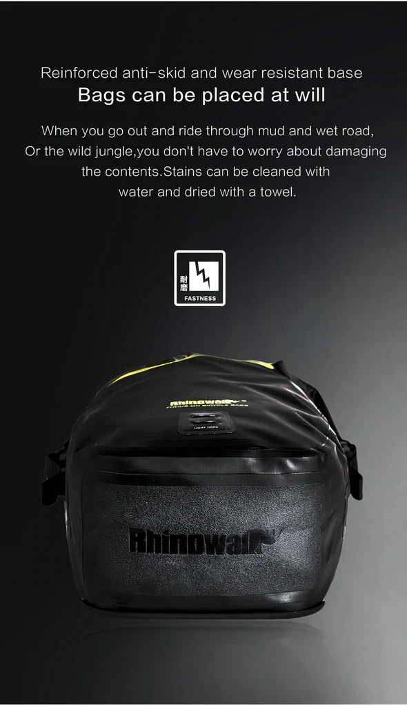 Rhinowalk 27L Pannier Bike Bag Waterproof Bicycle Pannier Bag -RK19662BN - Image 7