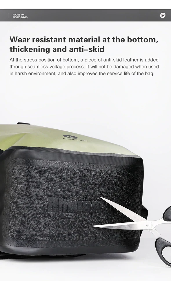 Rhinowalk 27L Waterproof Rear Rack Pannier Back Pack -X21669BK - Image 12